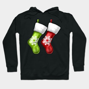 Socks On Fireplace Stockings On Chimney Christmas Hoodie